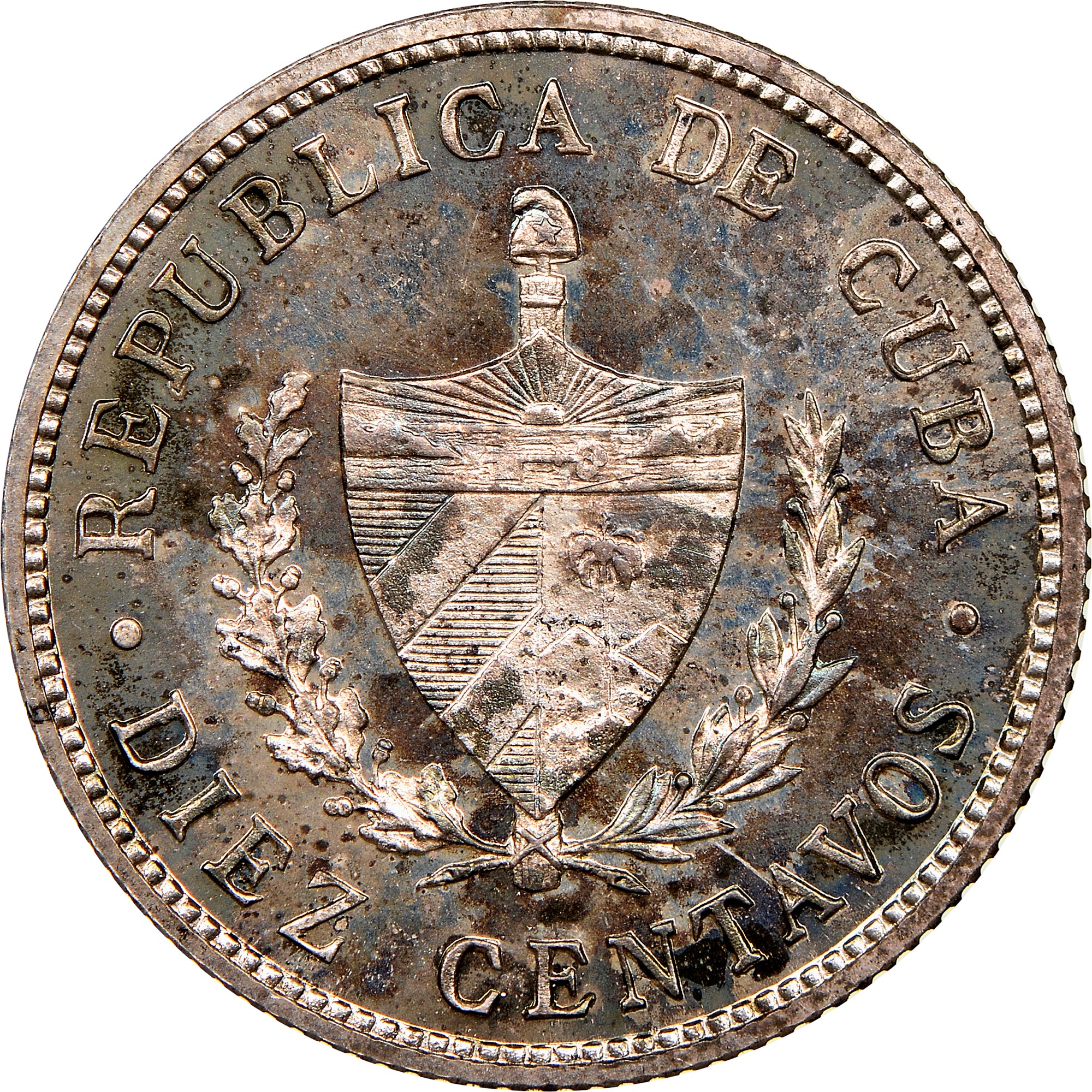 Cuba 10 Centavos KM A12 Prices Values NGC